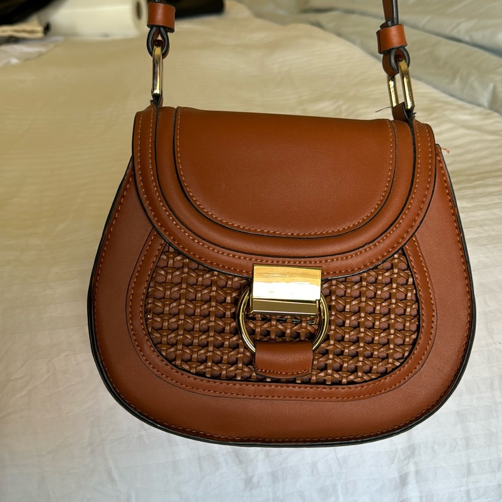 Zara faux leather purse